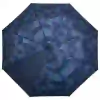 На картинке: Складной зонт Gems, синий на белом фоне