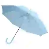 На картинке: Зонт-трость Unit Promo, голубой на белом фоне