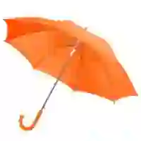 На картинке: Зонт-трость Unit Promo, оранжевый на белом фоне