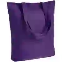 На картинке: Холщовая сумка Avoska, фиолетовая на белом фоне