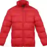 На картинке: Куртка Unit Hatanga, красная на белом фоне