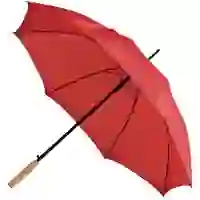 На картинке: Зонт-трость Lido, красный на белом фоне