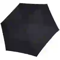На картинке: Зонт складной Zero Large, черный на белом фоне