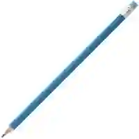 На картинке: Карандаш простой Hand Friend с ластиком, голубой на белом фоне