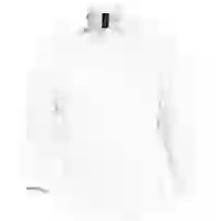 На картинке: Рубашка мужская с длинным рукавом Boston, белая на белом фоне