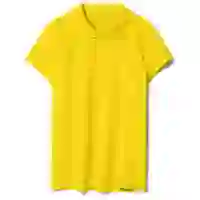 На картинке: Рубашка поло женская Virma Lady, желтая на белом фоне
