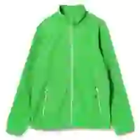 На картинке: Куртка флисовая мужская Twohand, зеленое яблоко на белом фоне