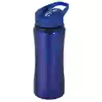 На картинке: Спортивная бутылка Marathon, синяя на белом фоне