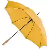 На картинке: Зонт-трость Lido, желтый на белом фоне