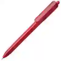 На картинке: Ручка шариковая Bolide Transparent, красная на белом фоне