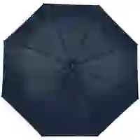 На картинке: Зонт складной Monsoon, темно-синий на белом фоне