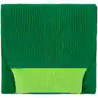 На картинке: Шарф Snappy, зеленый с салатовым на белом фоне