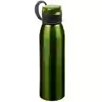 На картинке: Спортивная бутылка для воды Korver, зеленая на белом фоне