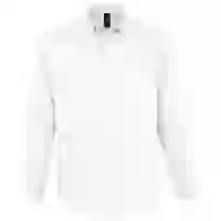 На картинке: Рубашка мужская с длинным рукавом Bel Air, белая на белом фоне