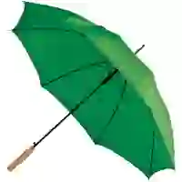На картинке: Зонт-трость Lido, зеленый на белом фоне