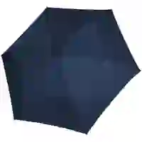 На картинке: Зонт складной Zero Large, темно-синий на белом фоне