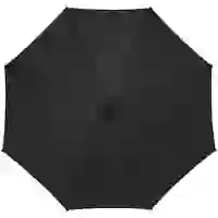 На картинке: Зонт-трость Magic с проявляющимся рисунком в клетку, черный на белом фоне