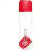 На картинке: Бутылка для воды Aveo Infuse, красная на белом фоне