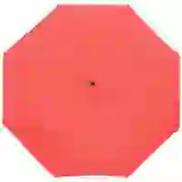 На картинке: Зонт складной Manifest Color со светоотражающим куполом, красный на белом фоне