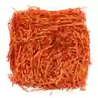 На картинке: Бумажный наполнитель Chip, оранжевый на белом фоне