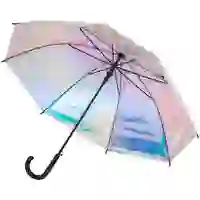 На картинке: Зонт-трость Glare Flare на белом фоне