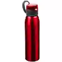 На картинке: Спортивная бутылка для воды Korver, красная на белом фоне