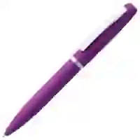 На картинке: Ручка шариковая Bolt Soft Touch, фиолетовая на белом фоне