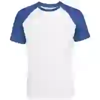 На картинке: Футболка мужская T-bolka Bicolor, белая с синим на белом фоне