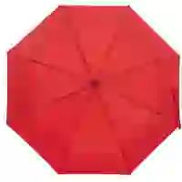 На картинке: Зонт складной Monsoon, красный на белом фоне