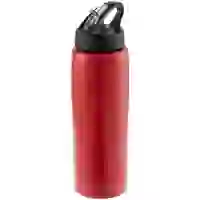 На картинке: Спортивная бутылка Moist, красная на белом фоне