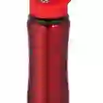 На картинке: Спортивная бутылка Marathon, красная на белом фоне