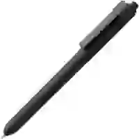 На картинке: Ручка шариковая Hint, черная на белом фоне
