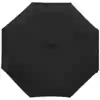 На картинке: Зонт складной Manifest Color со светоотражающим куполом, черный на белом фоне