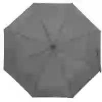 На картинке: Зонт складной Monsoon, серый на белом фоне
