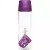 На картинке: Бутылка для воды Aveo Infuse, фиолетовая на белом фоне