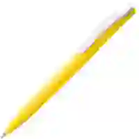 На картинке: Карандаш механический Pin Soft Touch, желтый на белом фоне