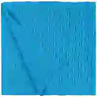 На картинке: Плед Biscuit, ярко-голубой на белом фоне