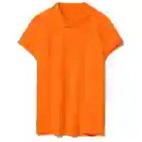 На картинке: Рубашка поло женская Virma Lady, оранжевая на белом фоне