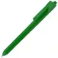 На картинке: Ручка шариковая Hint, зеленая на белом фоне