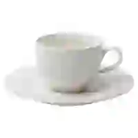 На картинке: Кофейная пара Maxim Diamond для капучино, молочно-белая на белом фоне