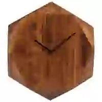 На картинке: Часы настенные Wood Job на белом фоне