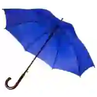 На картинке: Зонт-трость Standard, ярко-синий на белом фоне