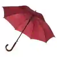 На картинке: Зонт-трость Standard, бордовый на белом фоне
