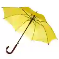 На картинке: Зонт-трость Standard, желтый на белом фоне
