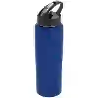 На картинке: Спортивная бутылка Moist, синяя на белом фоне