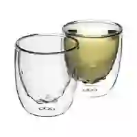 На картинке: Набор малых стаканов Elements Water на белом фоне