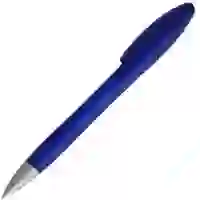 На картинке: Ручка шариковая Moon, синяя на белом фоне