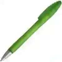 На картинке: Ручка шариковая Moon, зеленая на белом фоне