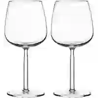 На картинке: Набор из 2 бокалов для красного вина Senta на белом фоне