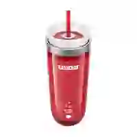 На картинке: Стакан для охлаждения напитков Iced Coffee Maker, красный на белом фоне